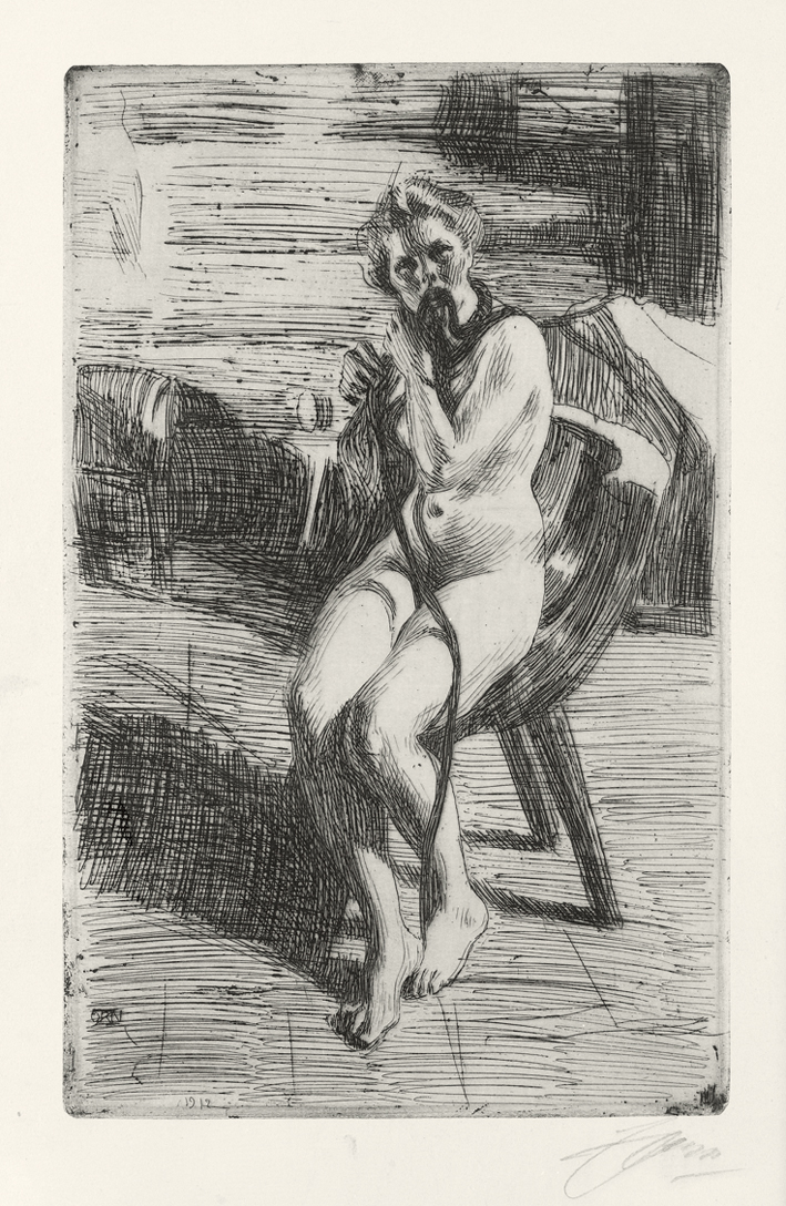  安德斯·莱奥纳德·佐恩 Anders Leonard Zorn —— 佐恩(素描) (49)